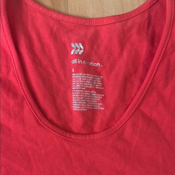 All in Motion Pink Relaxed Muscle Tee Sleeveless - Picture 2 of 4